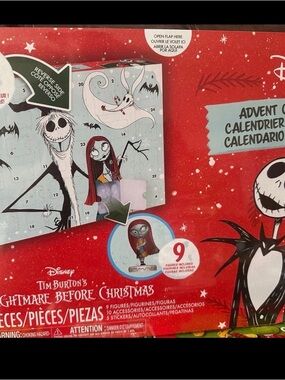 Disney The Nightmare Before Christmas Advent Calendar - Red & Black